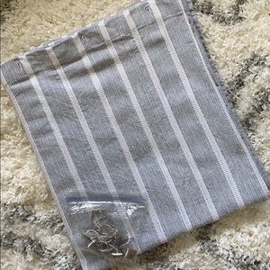 Target Shower Curtain and Shower Hooks